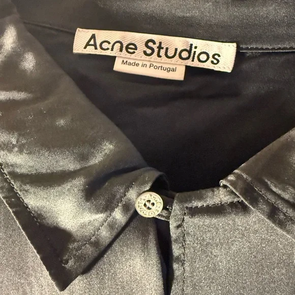 Acne Studios Dark Gray Shirt - Picture 6 of 9
